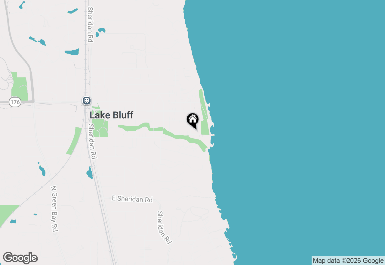 Map of 333 Simpson Street, Lake Bluff, IL 60044