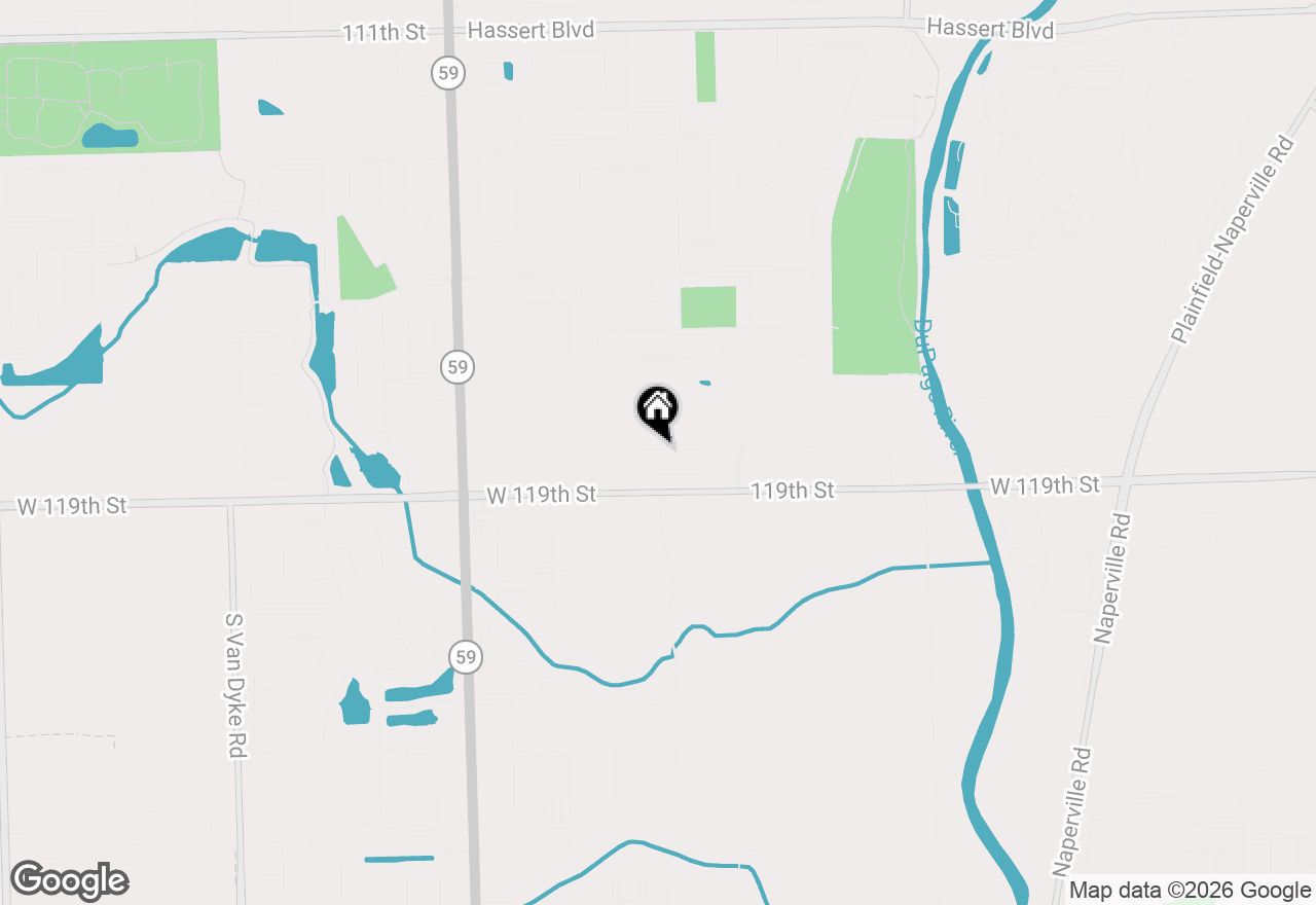 Map of 2544 Talishot Road, Naperville, IL 60564