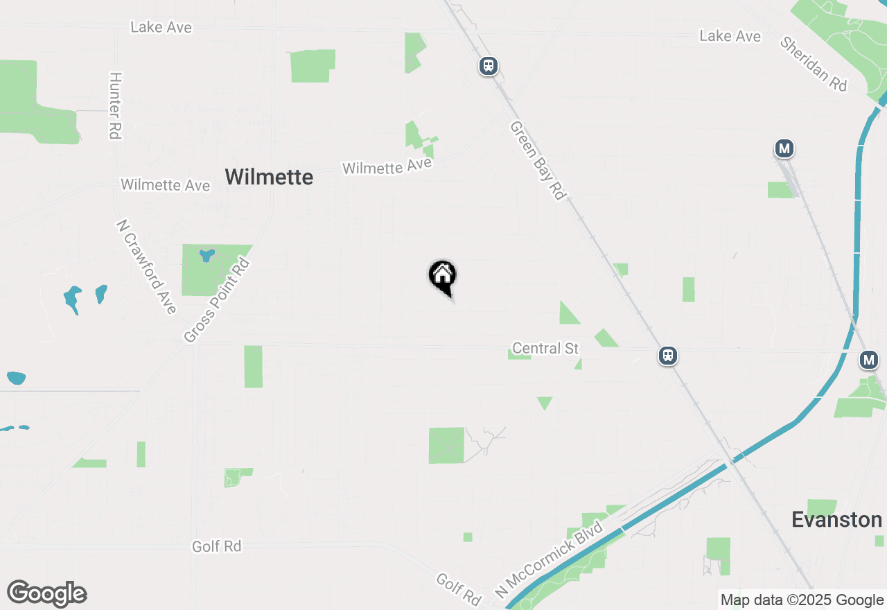Map of 2726 Park Place, Evanston, IL 60201
