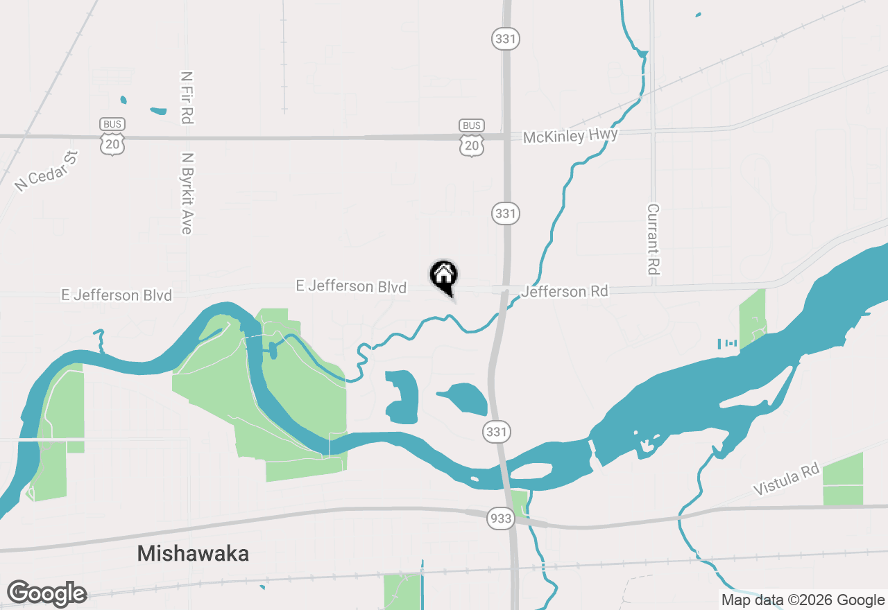 Map of 2237 Treys Trail, Mishawaka, IN 46545