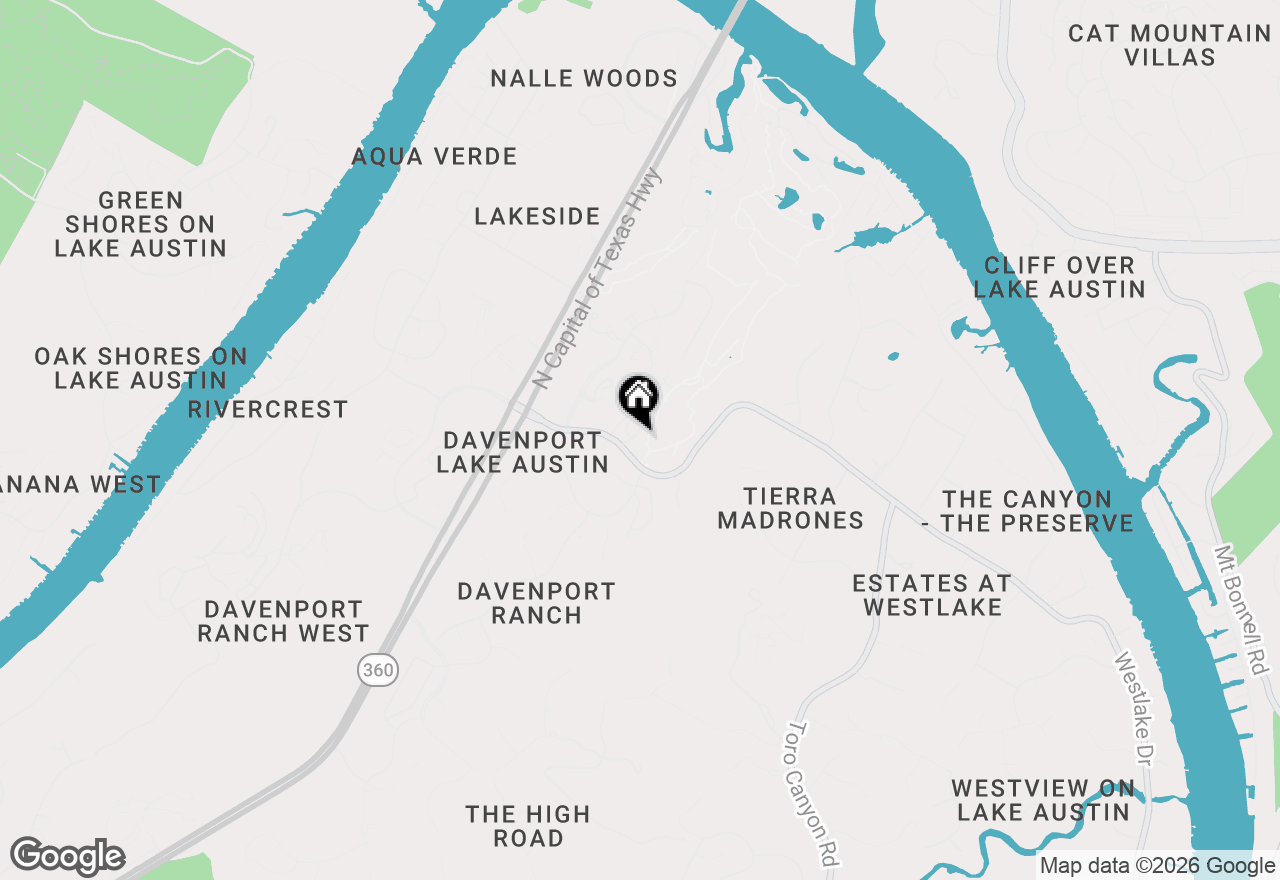 Map of 4231 Westlake Dr #I-2, Austin, TX 78746