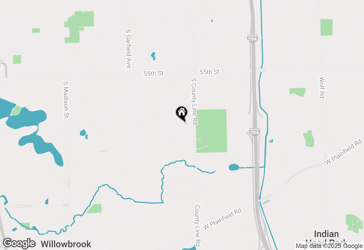 Map of 9 Charleston Road, Hinsdale, IL 60521