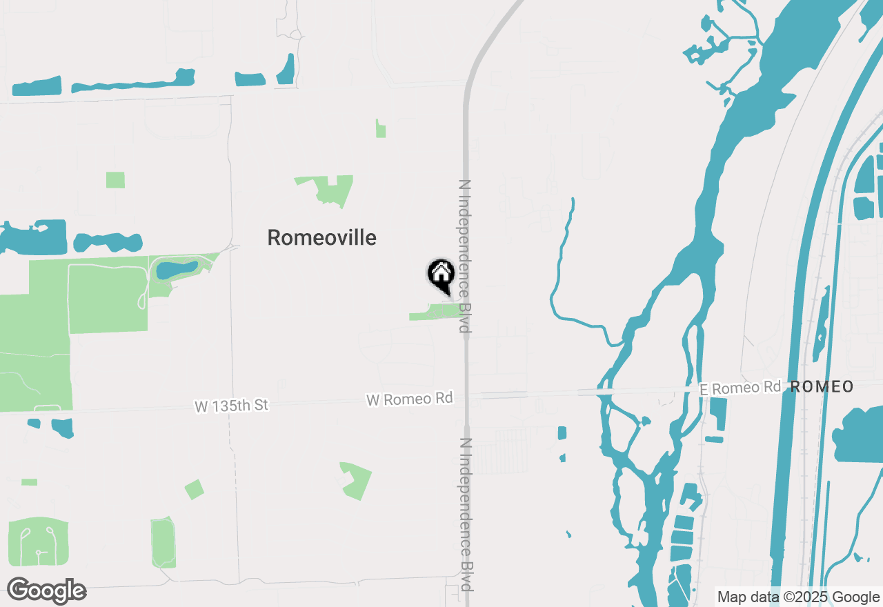 Map of 1375 Alder Creek Court, Romeoville, IL 60446