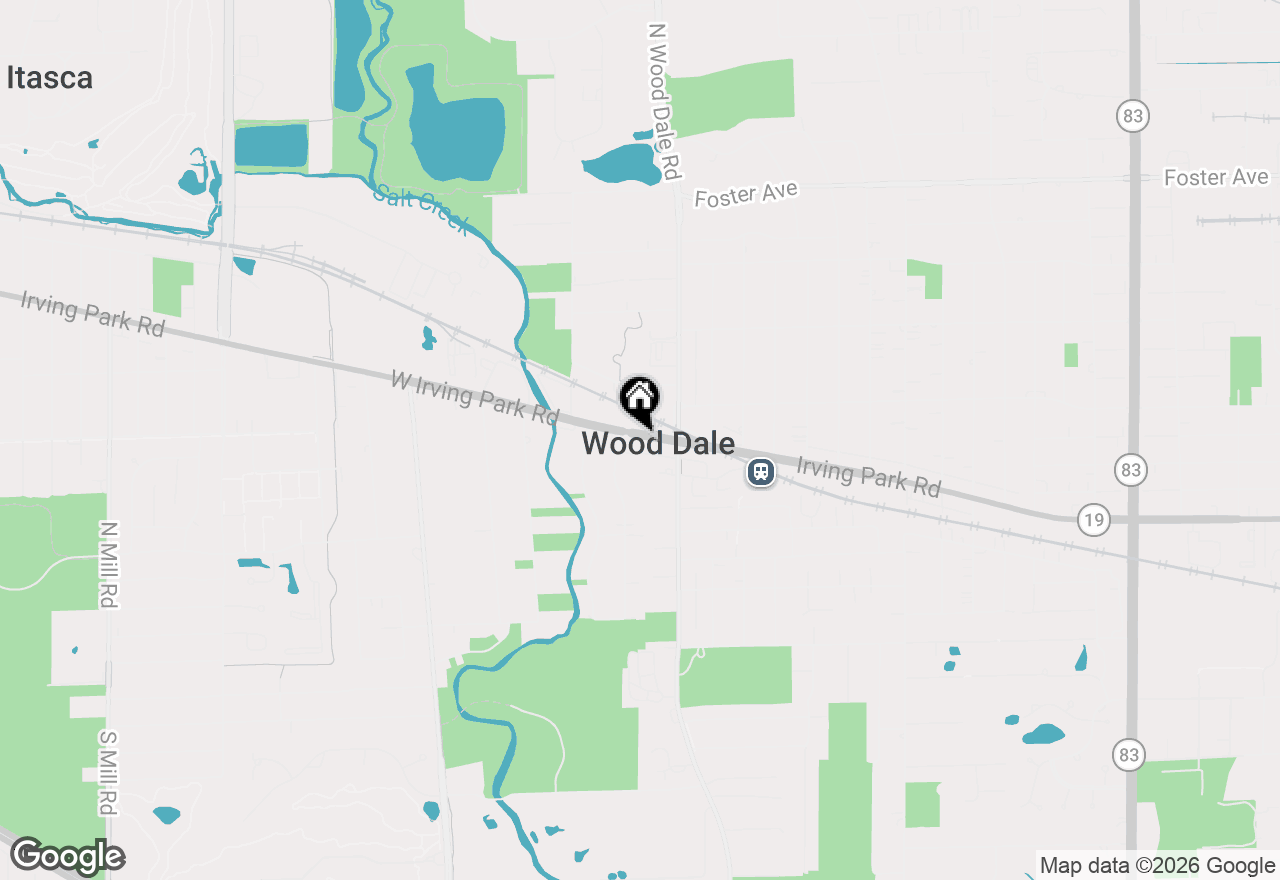 Map of 130 W Irving Park Road, Wood Dale, IL 60191