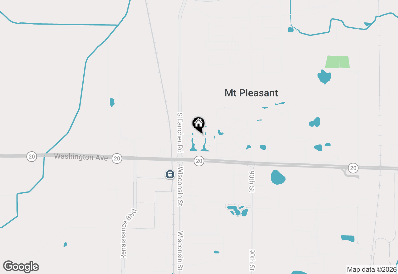 Map of 1134 Hastings Ct #101, Mount Pleasant, WI 53406