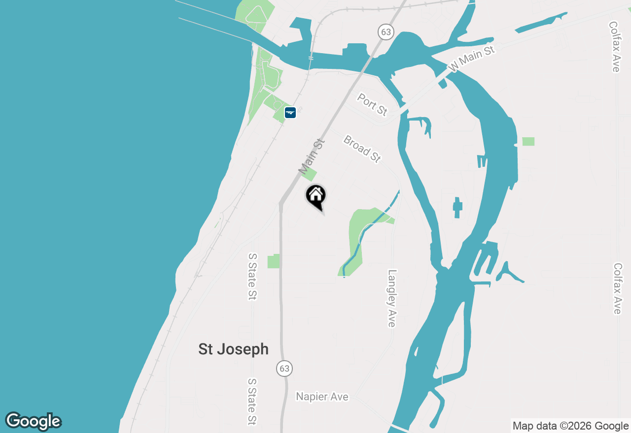 Map of 911 Jones Street, St. Joseph, MI 49085