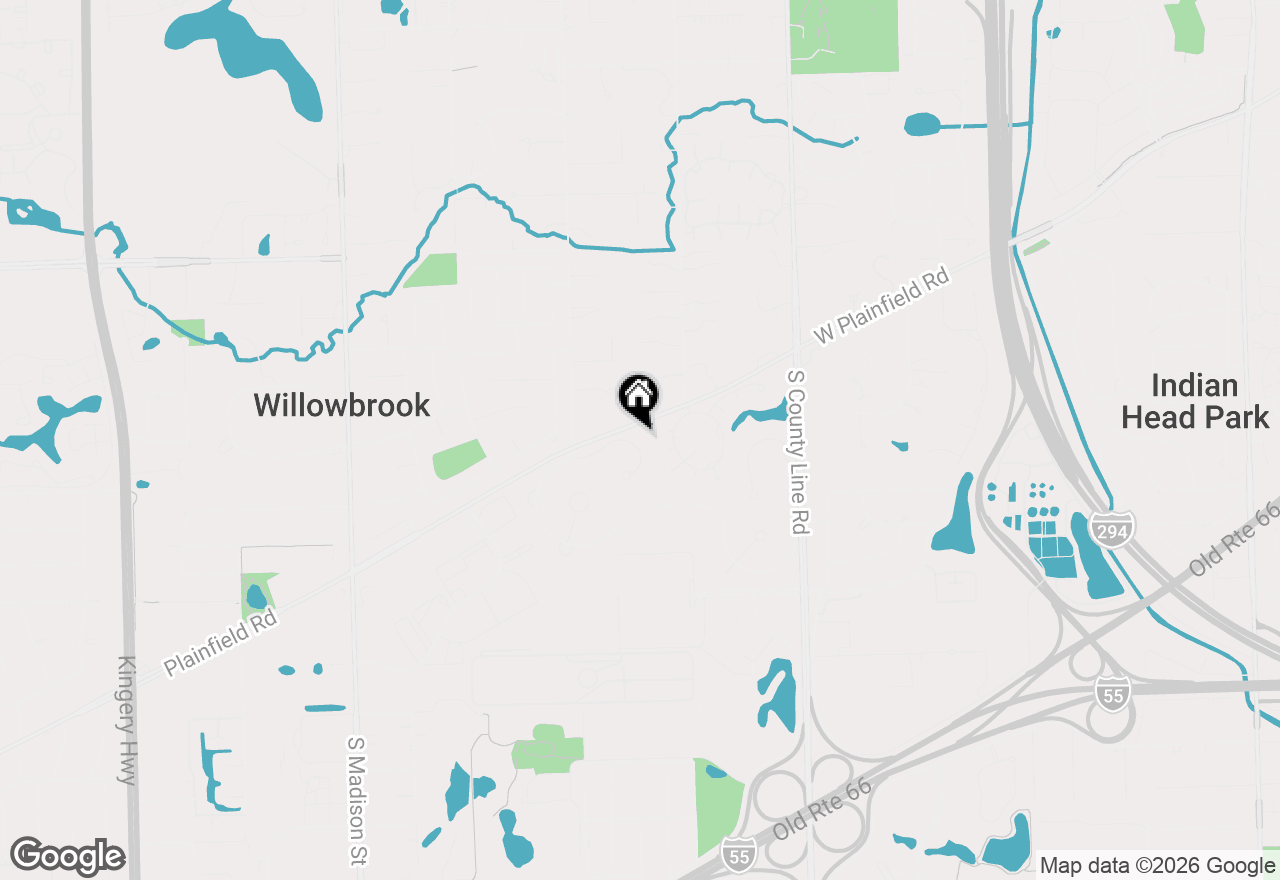 Map of 6726 Fieldstone Drive, Burr Ridge, IL 60527
