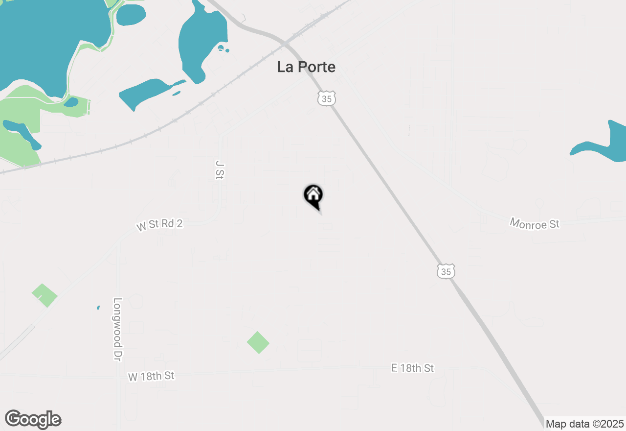 Map of 616 C Street, La Porte, IN 46350