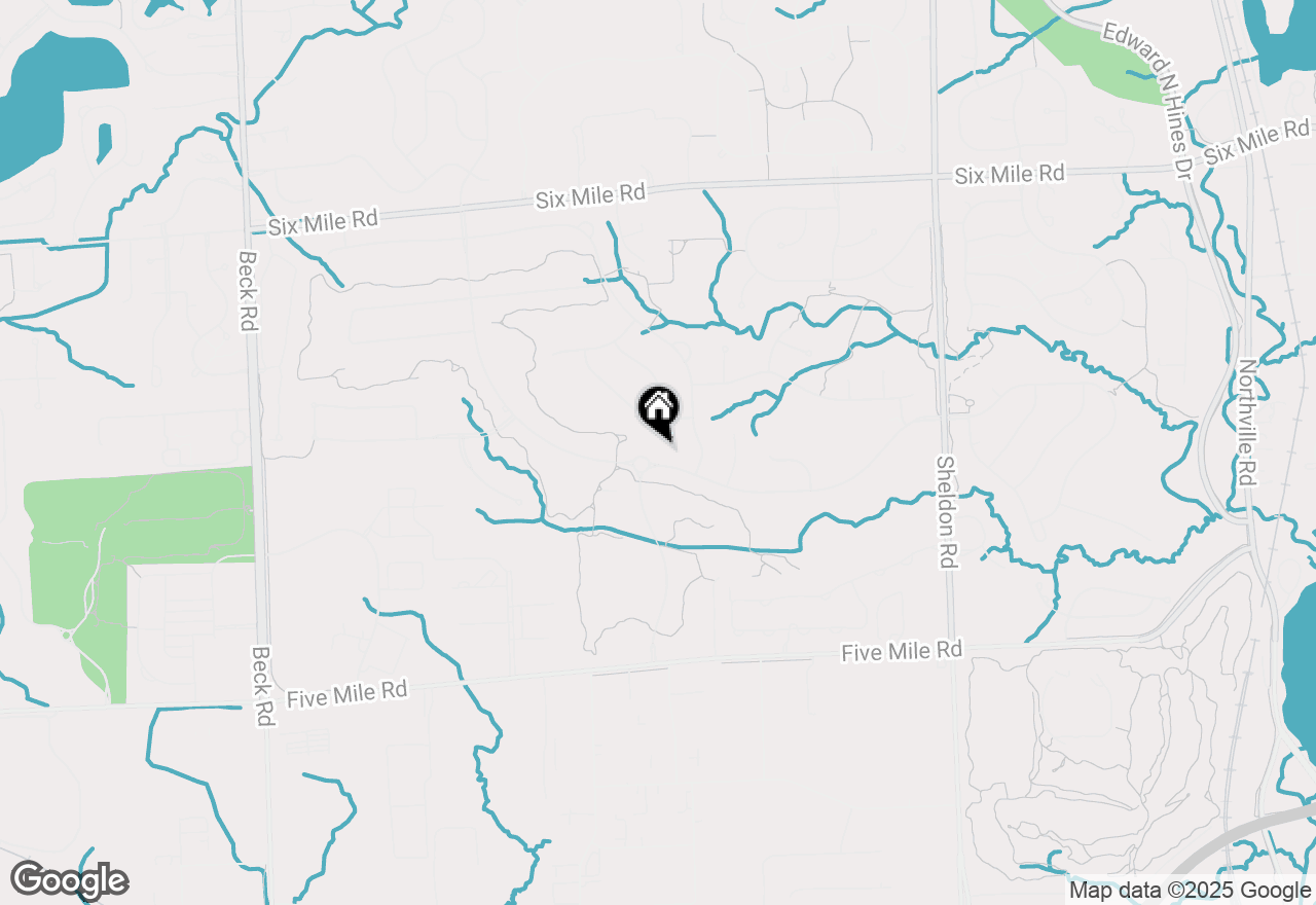 Map of 45780 Tournament Drive S, Northville, MI 48168