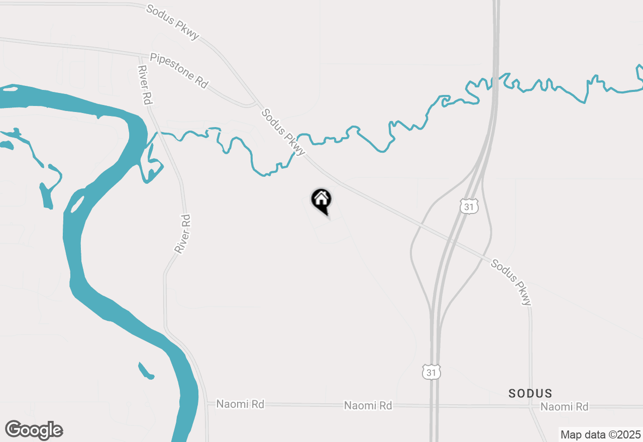 Map of 3451 Midway Drive, Sodus, MI 49126