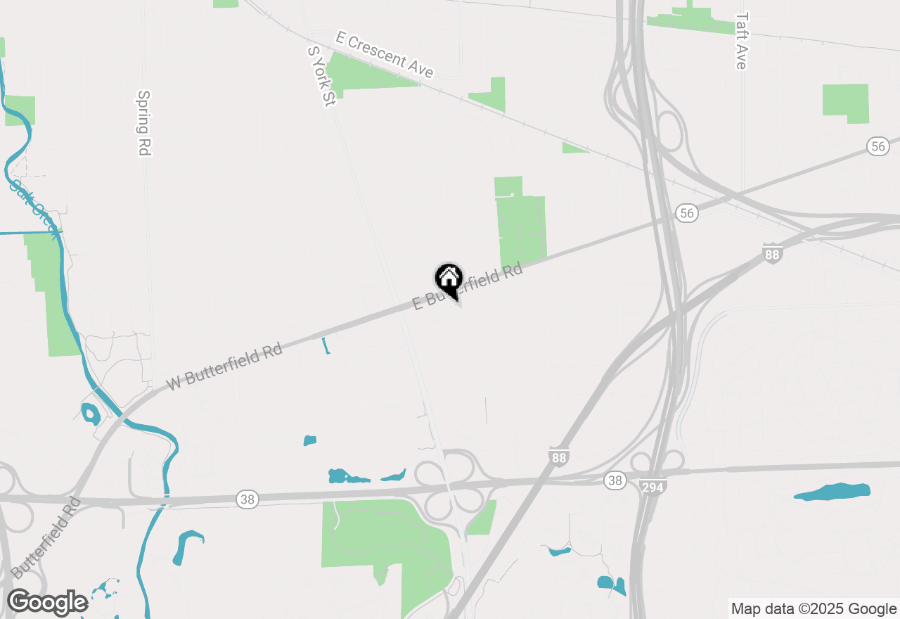 Map of 963 S Chatham Avenue, Elmhurst, IL 60126