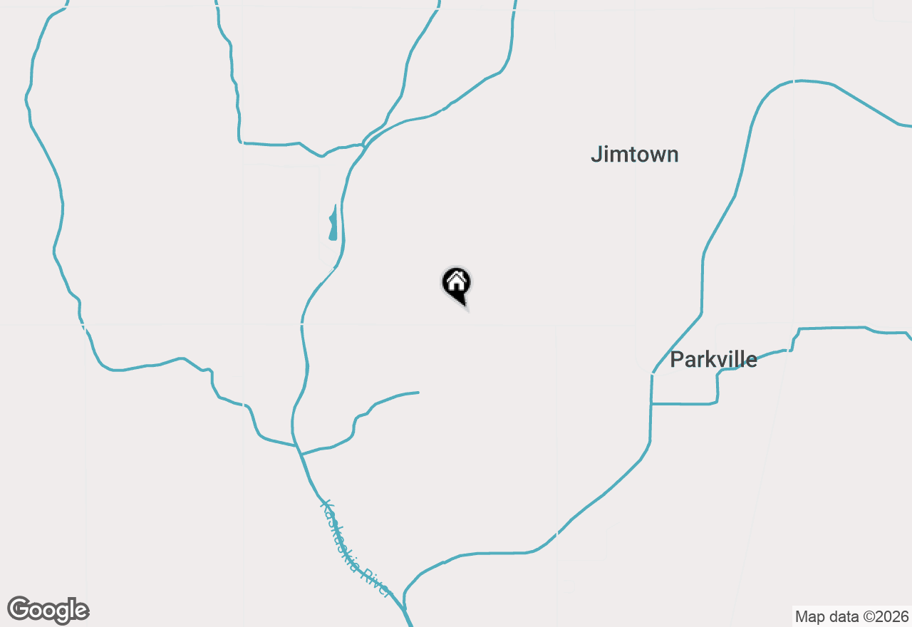 Map of 466 County Road 100, Sadorus, IL 61872