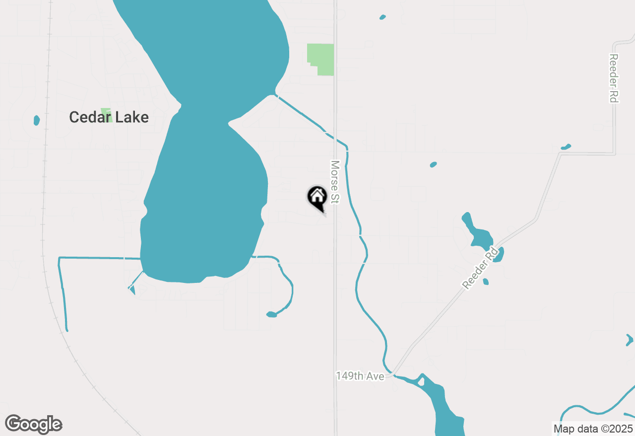 Map of 7307 W 143rd Place, Cedar Lake, IN 46303