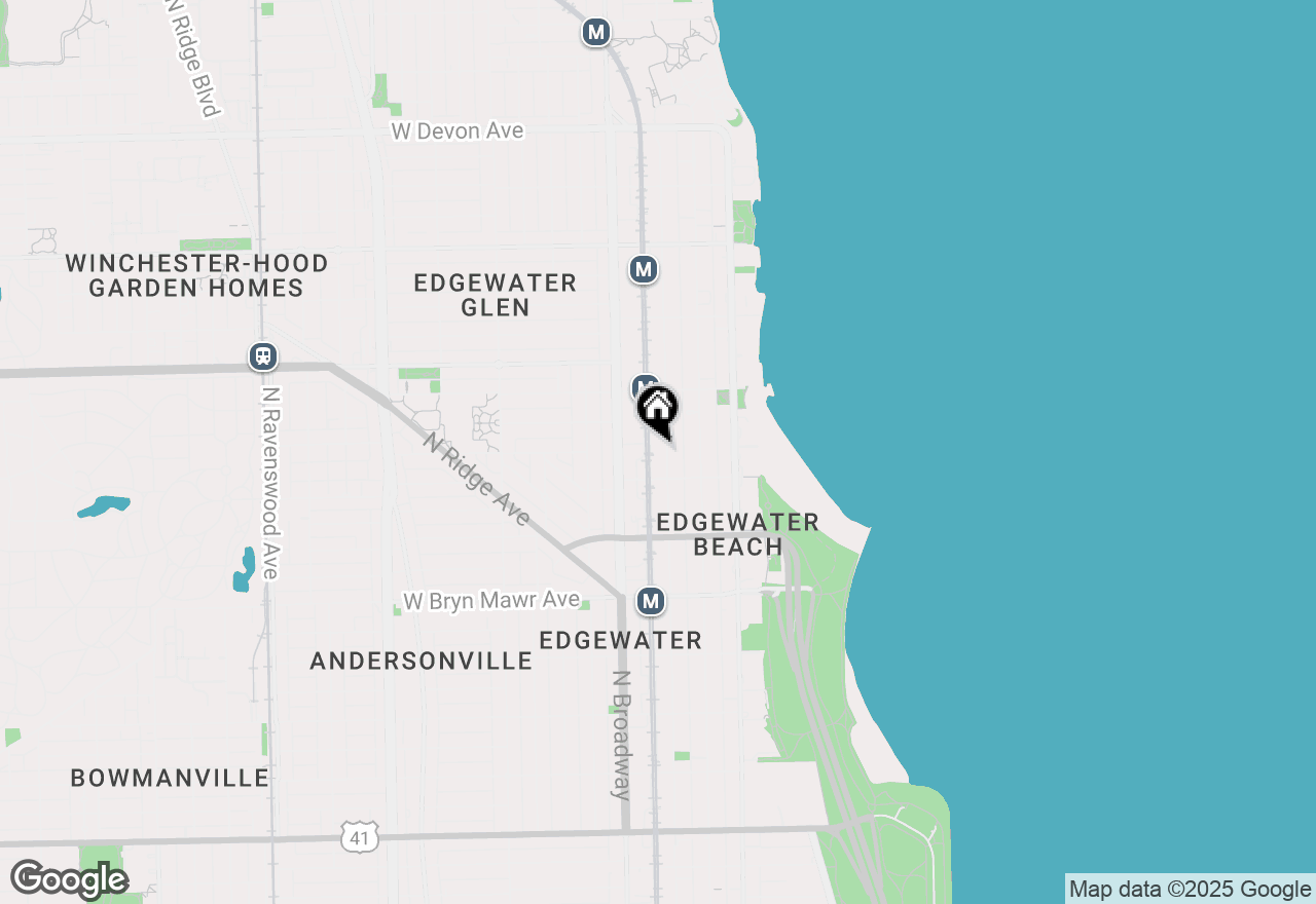 Map of 5826 N Winthrop Avenue #2N, Chicago, IL 60660