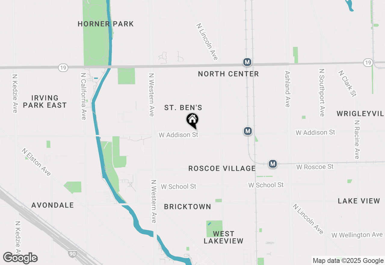 Map of 2142 W Addison Street #3B, Chicago, IL 60618