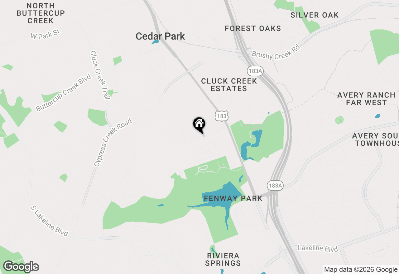 Map of 1401 Little Elm Trl #104, Cedar Park, TX 78613