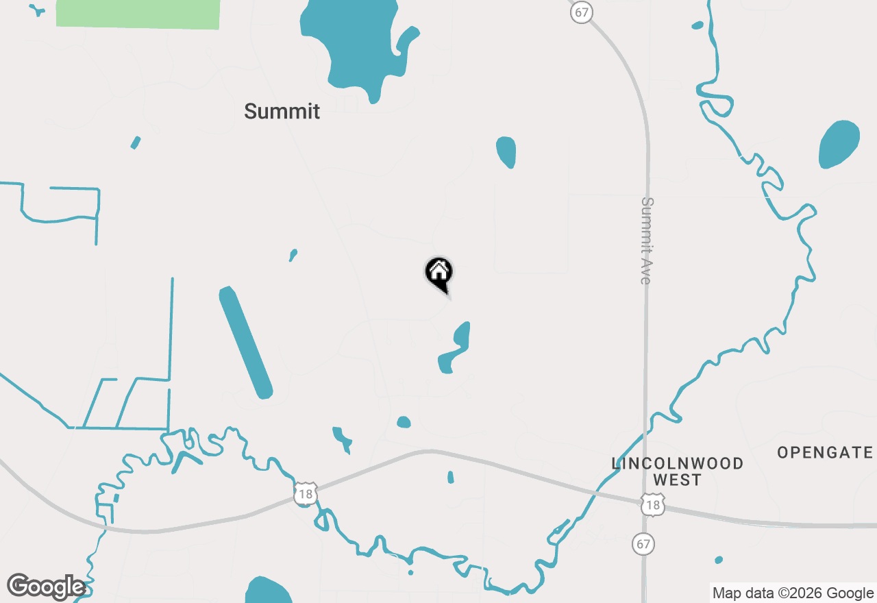 Map of 36640 Prairie Dr, Summit, WI 53066