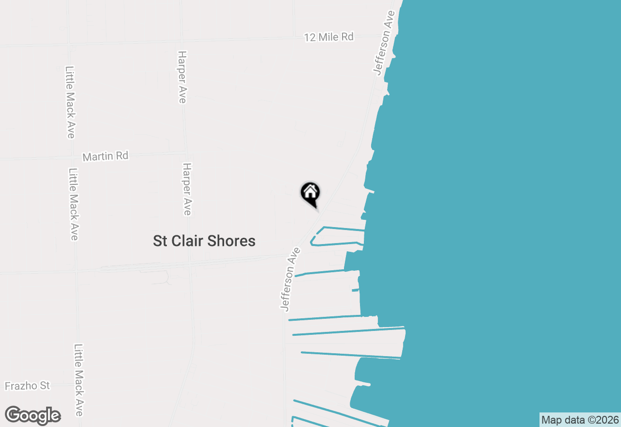 Map of 28000 Worthington Street, Saint Clair Shores, MI 48081