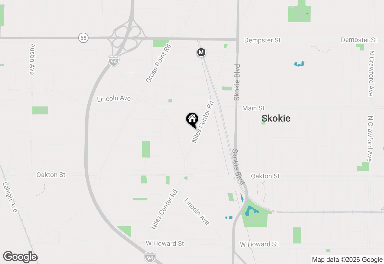 Map of 8232 Niles Center Road #404, Skokie, IL 60077