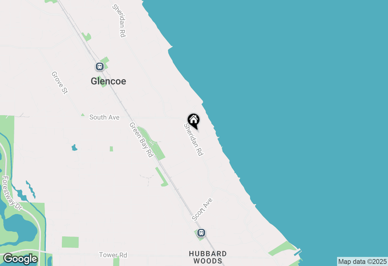 Map of 320 Keystone Court, Glencoe, IL 60022