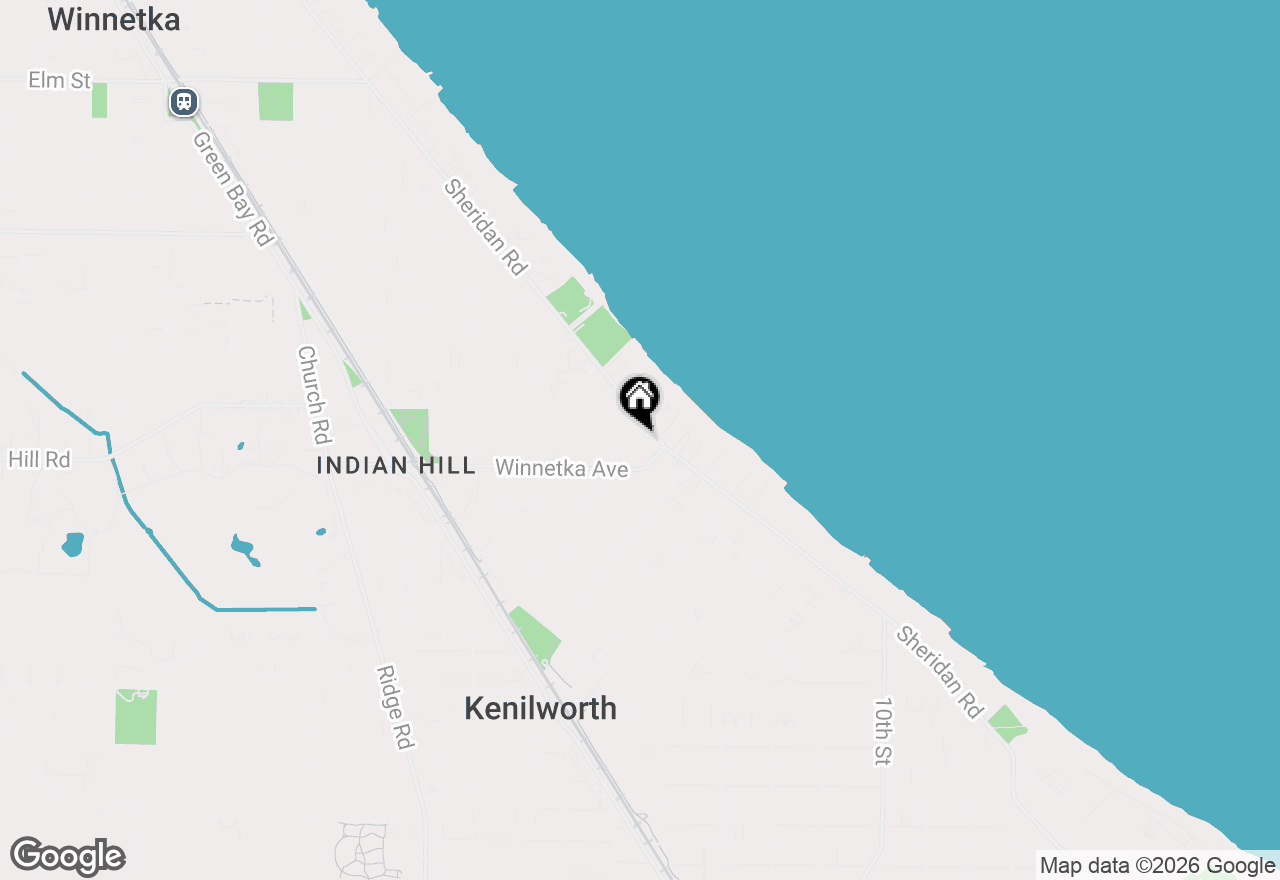 Map of (Address confidential), Winnetka, Illinois 60093