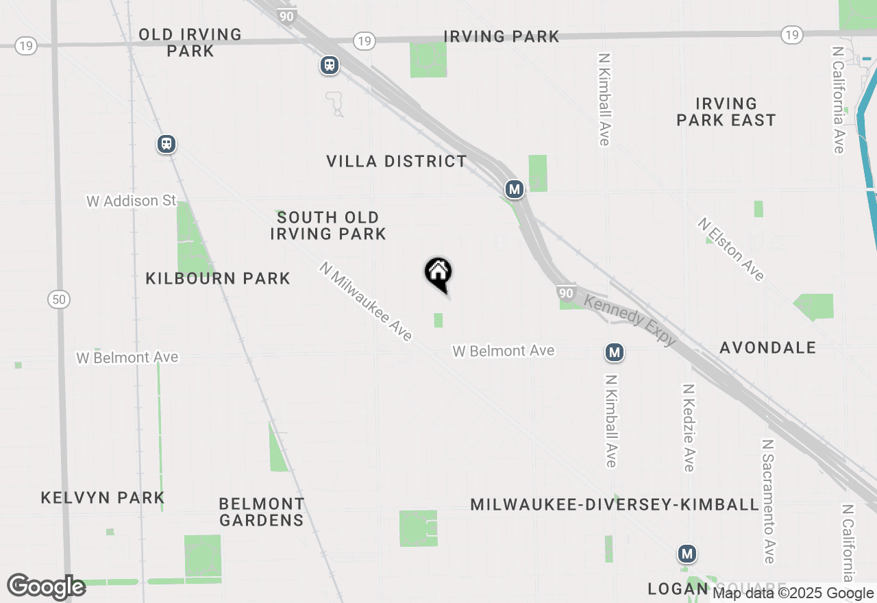 Map of 3317 N Avers Avenue #2, Chicago, IL 60618