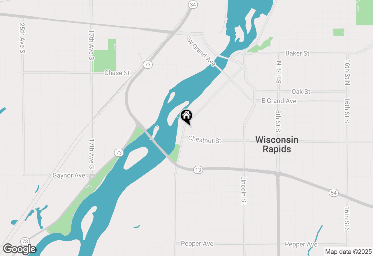 Map of 711 3rd St S, Wisconsin Rapids, WI 54494
