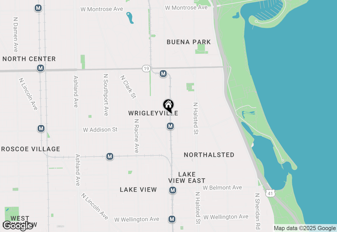 Map of 3649 N Sheffield Avenue #1, Chicago, IL 60613