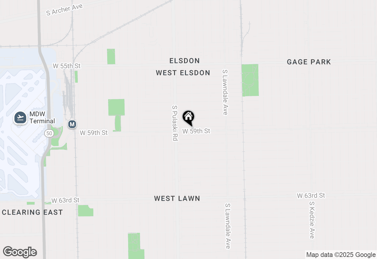 Map of 3912 W 59th Street, Chicago, IL 60629