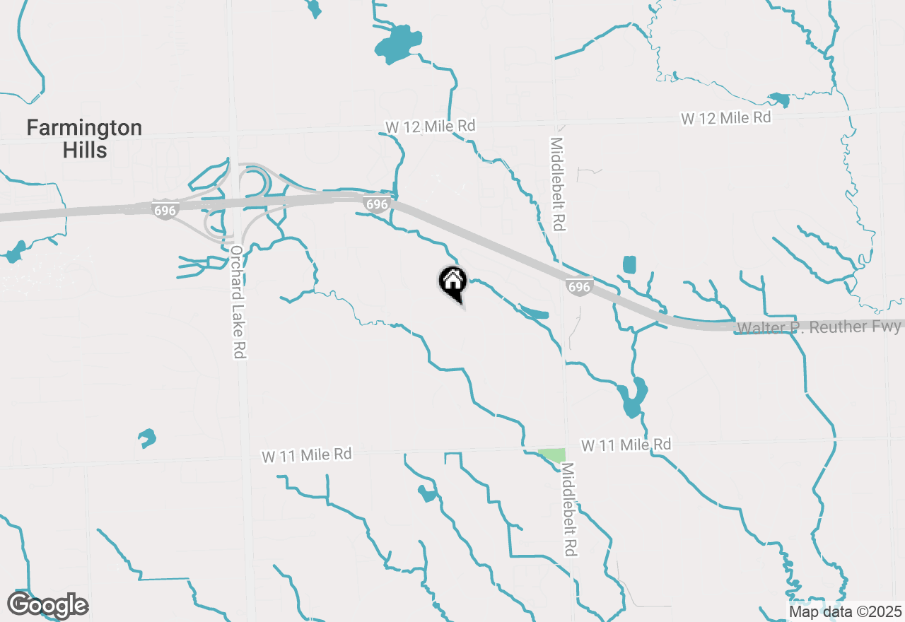 Map of 30218 Fiddlers Green, Farmington Hills, MI 48334