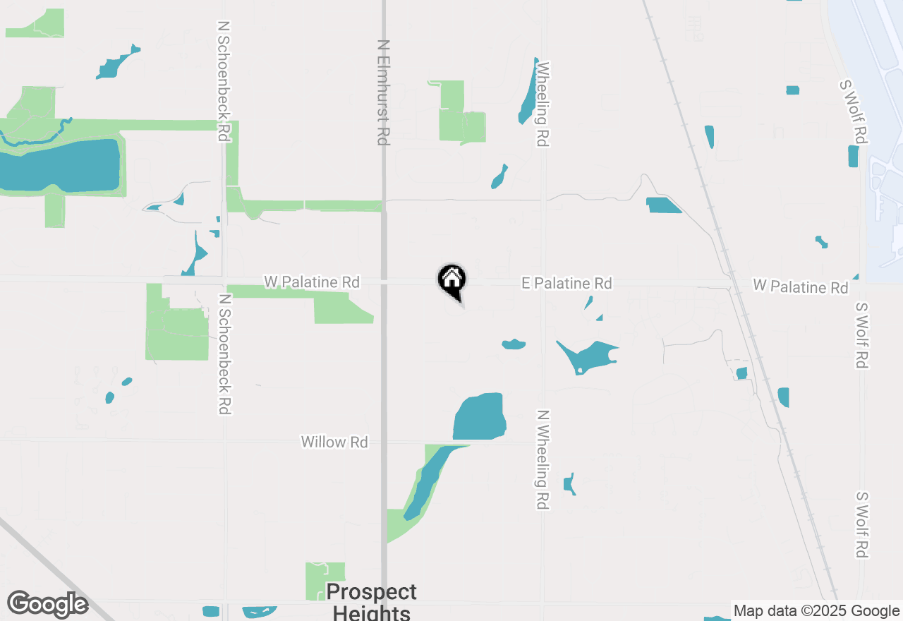 Map of 705 Spruce Drive, Prospect Heights, IL 60070