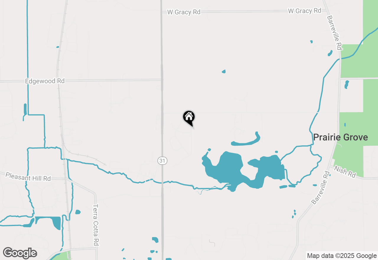 Map of 3415 Thunderbird Lane, Prairie Grove, IL 60012