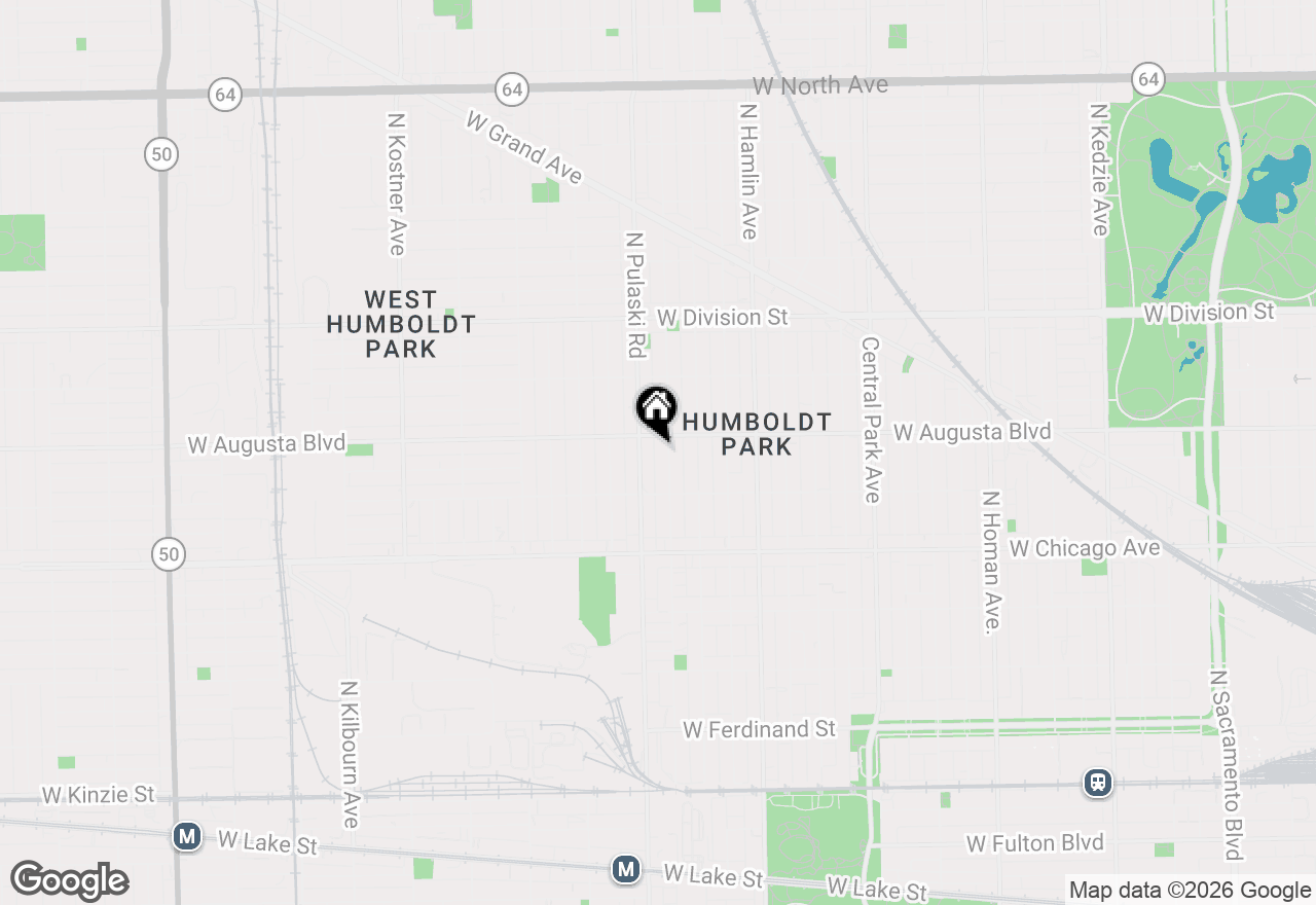 Map of 942 N Harding Avenue, Chicago, IL 60651