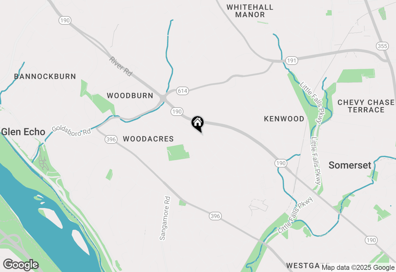 Map of 5804 Ridgefield Road, Bethesda, MD 20816