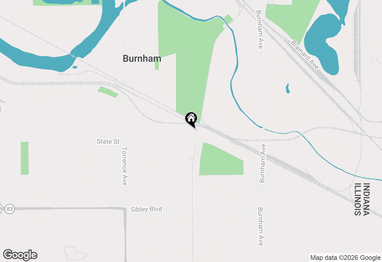 Map of 2736 E Goodrich Avenue, Burnham, IL 60633