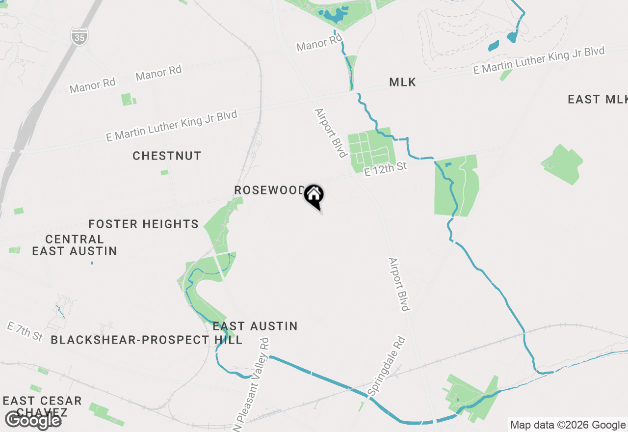 Map of 2702 Crest Ave #1, Austin, TX 78702