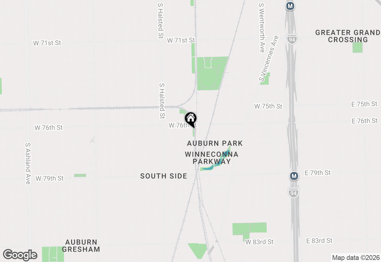 Map of 7621 S Lowe Avenue, Chicago, IL 60620