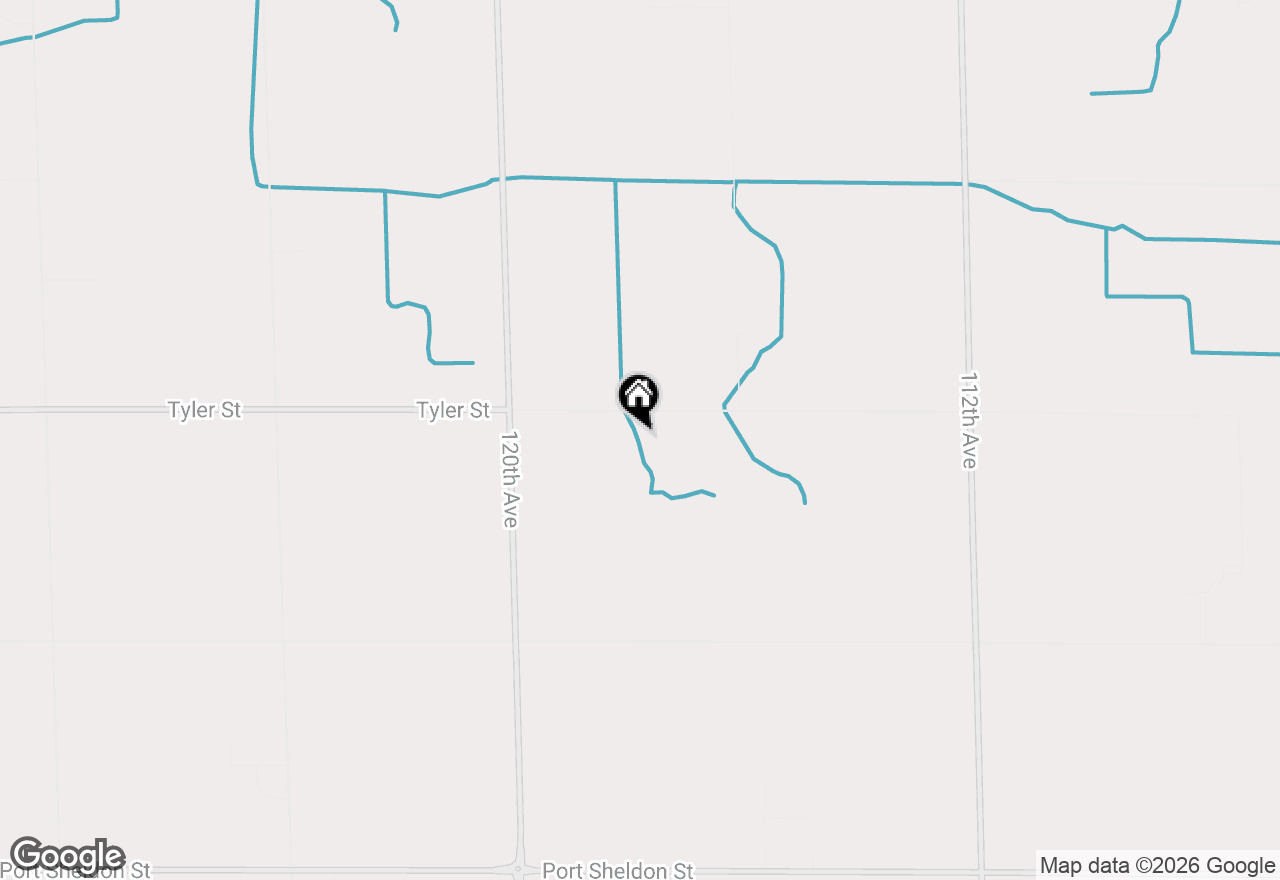 Map of 11774 Tyler Street, Holland, MI 49424