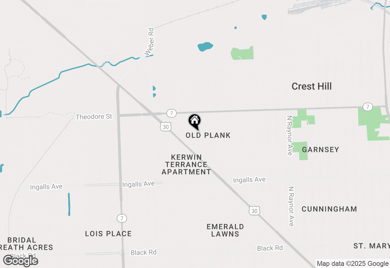 Map of 1425 Tiger Lily Lane, Joliet, IL 60435