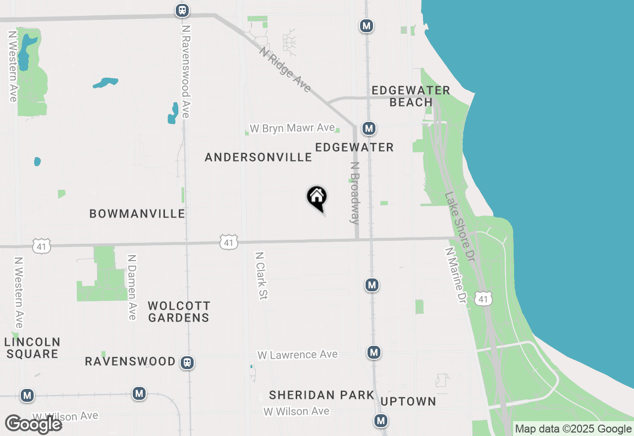 Map of 5247 N Wayne Avenue, Chicago, IL 60640