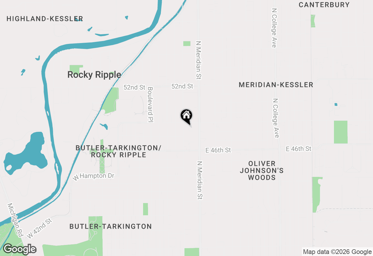Map of 4815 N Illinois Street, Indianapolis, IN 46208