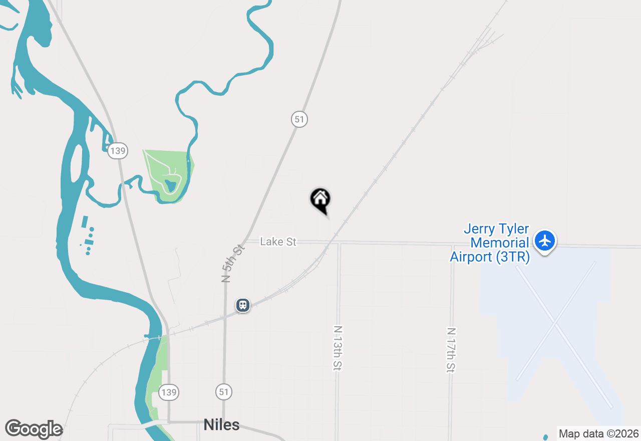 Map of 1515 N 11th Street, Niles, MI 49120