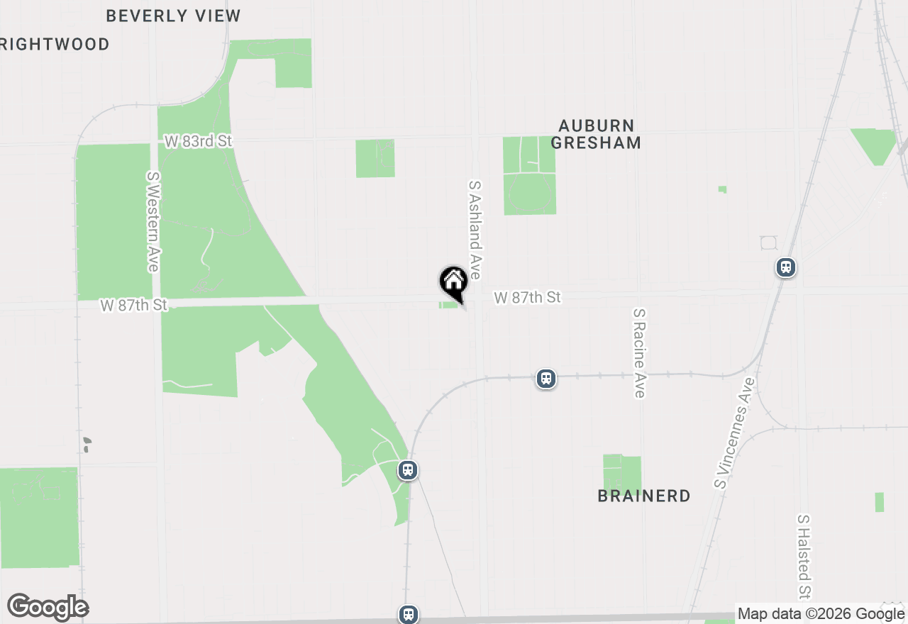 Map of 8718 S Marshfield Avenue, Chicago, IL 60620
