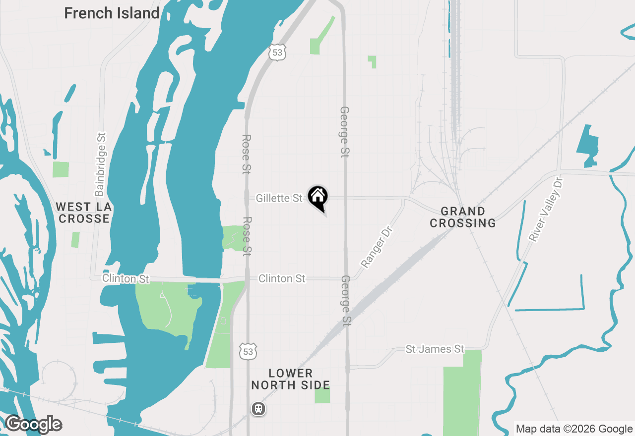 Map of 1512 Charles St, La Crosse, WI 54603