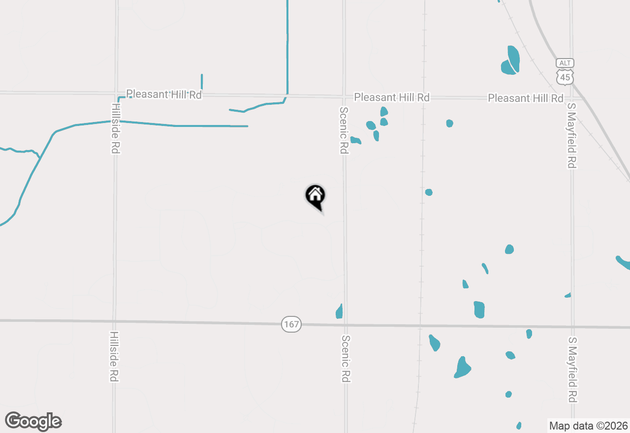 Map of 1888 Woodsfield Dr, Richfield, WI 53076