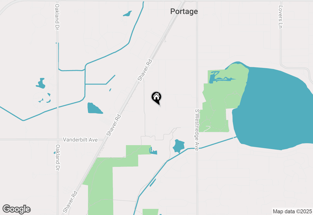 Map of 8926 Dolphin Street, Portage, MI 49024