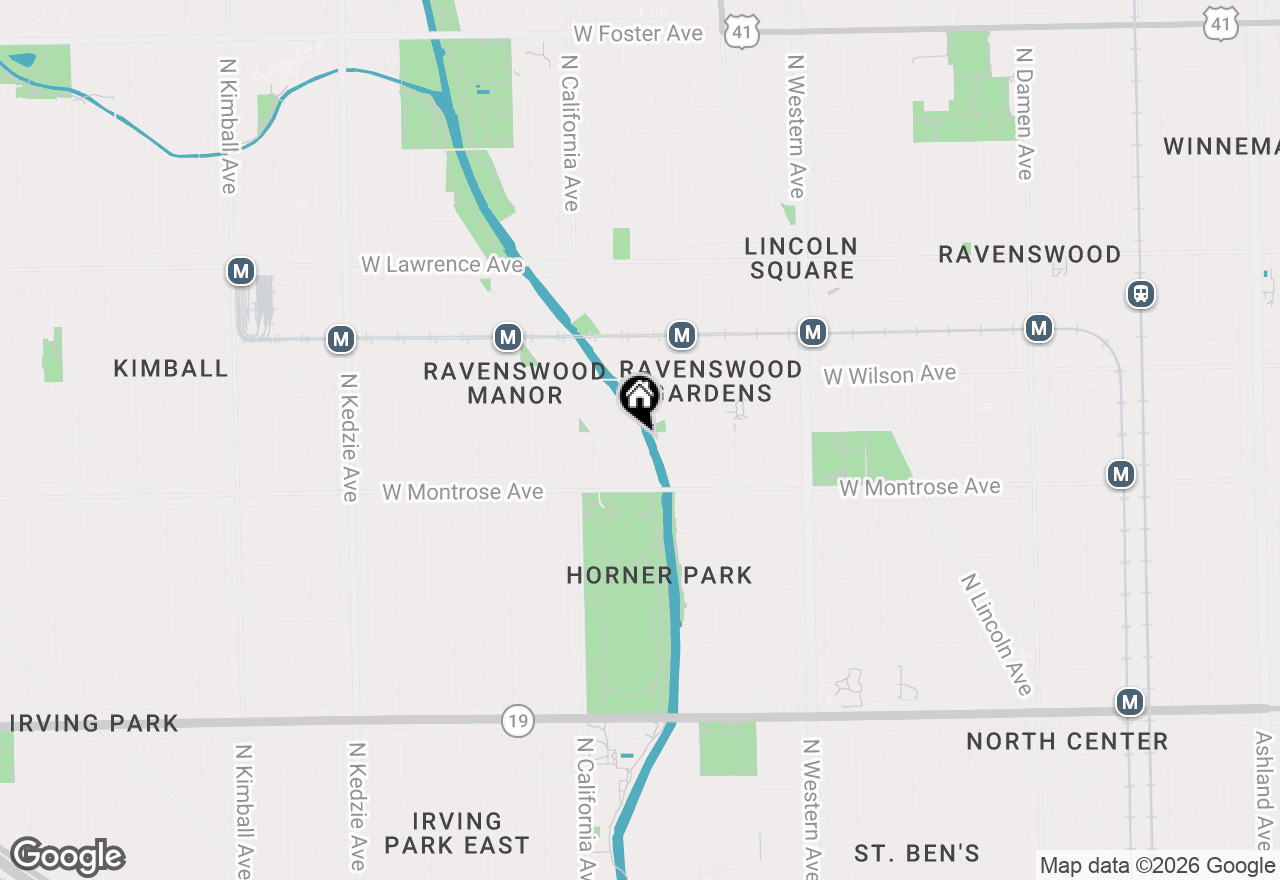 Map of 2701 W Sunnyside Avenue, Chicago, IL 60625