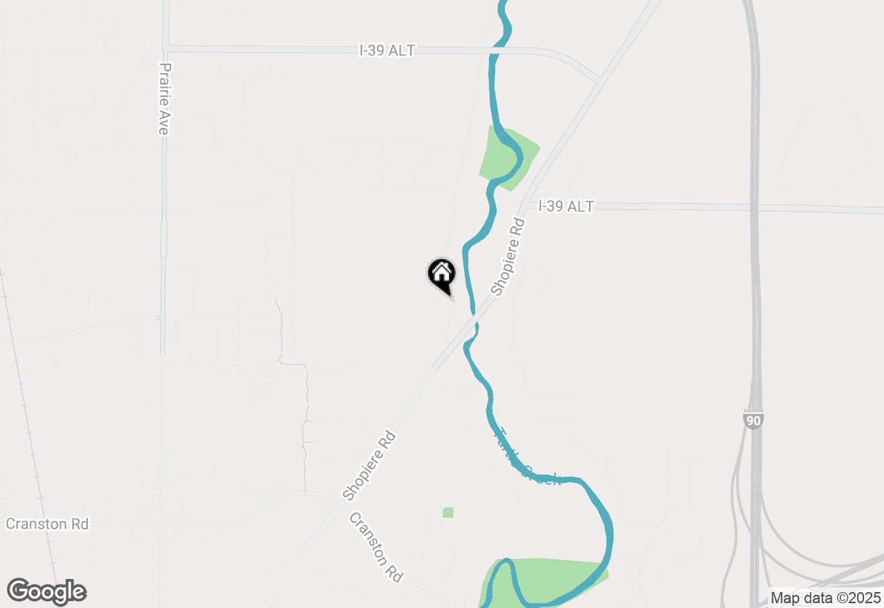 Map of 9406 S Creek Road, Beloit, WI 53511