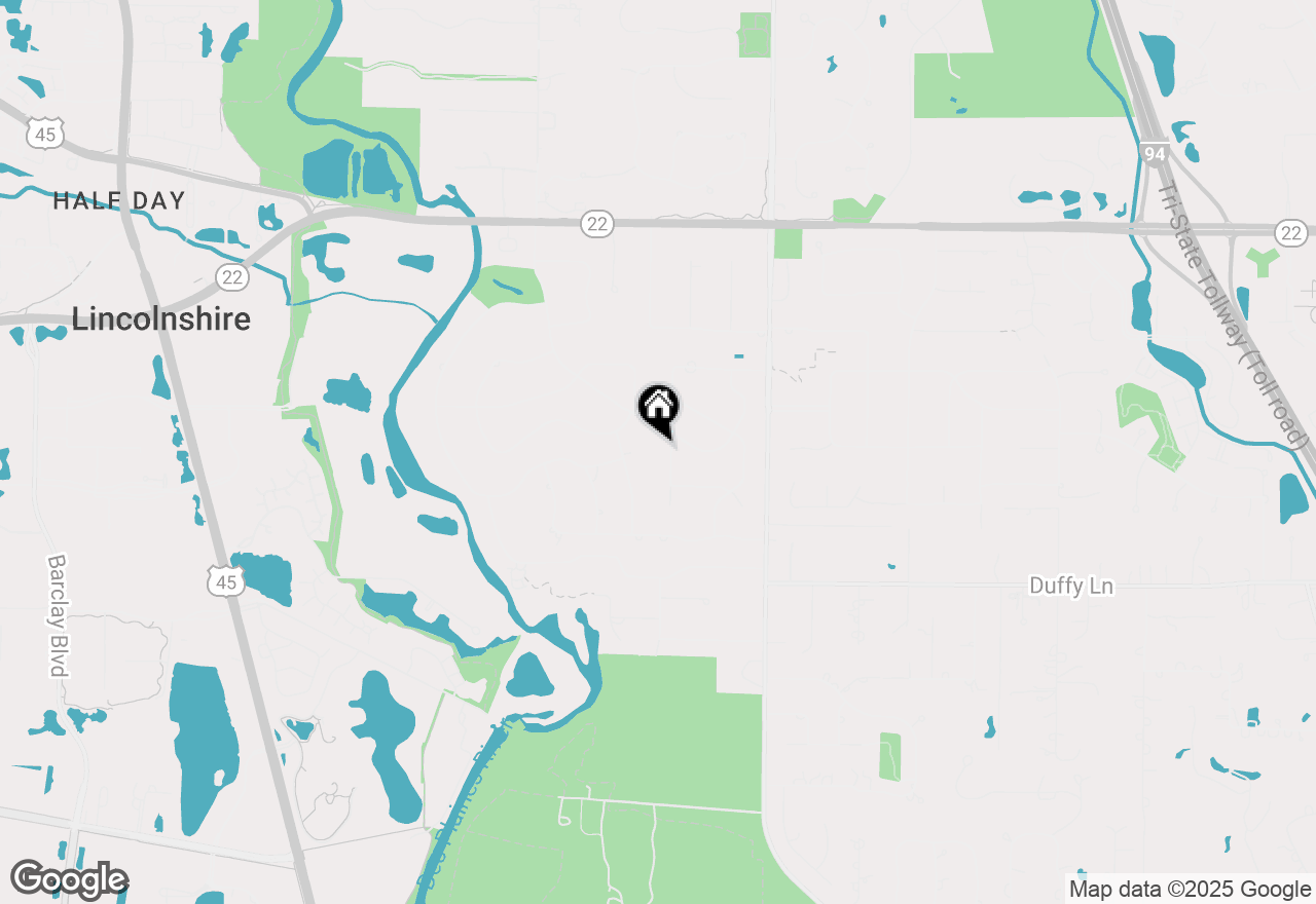 Map of 32 Lancaster Lane, Lincolnshire, IL 60069