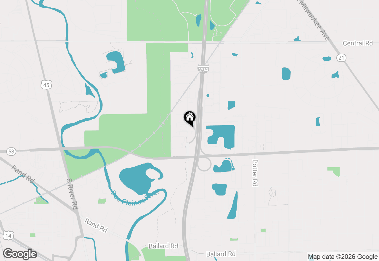 Map of 183 N East River Road #C5, Des Plaines, IL 60016